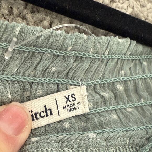 Abercrombie & Fitch Sage Green Blouse Size XS - Picture 8 of 8